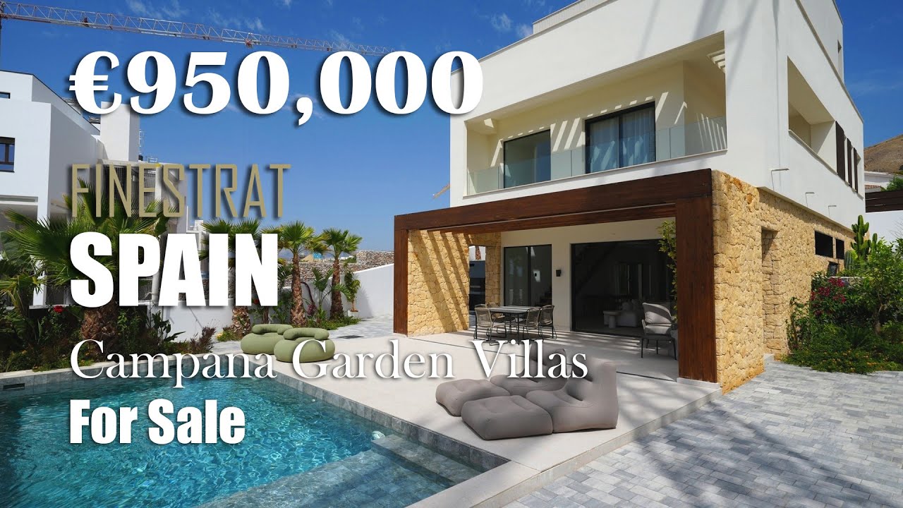Mahon Villas in Campana Garden, Finestrat, Spain 🇪🇸 Luxury villas with sea and Benidorm views