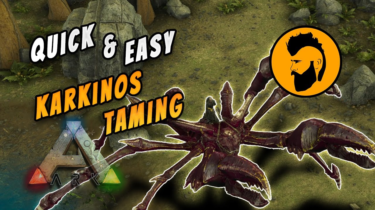 EASY  TRAP and TAME a Karkinos! Ark