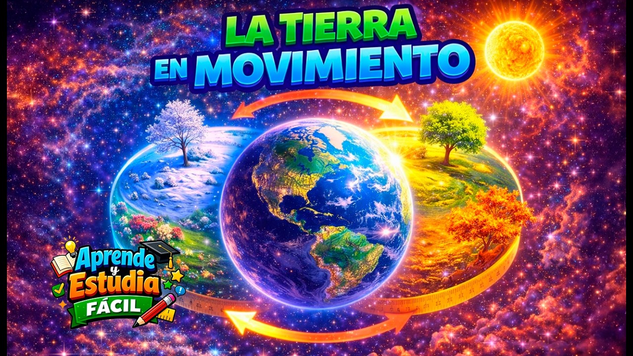 La Tierra en movimiento día, noche y estaciones