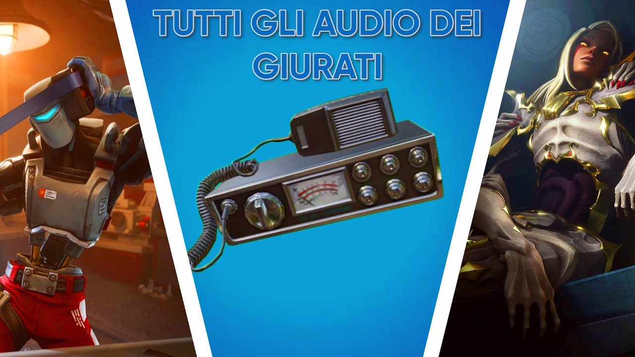 Tutti gli audio degli incarichi Giurati di Fortnite