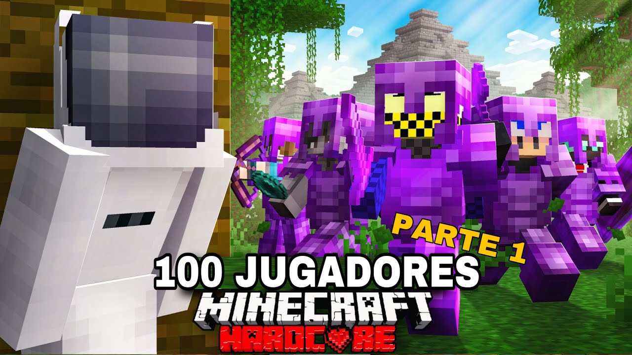 100 Jugadores Simulan una Batalla Real Azteca en Minecraft | Parte 1