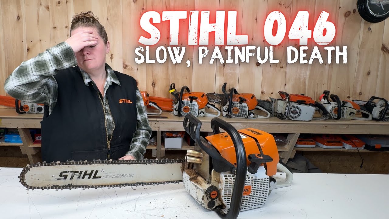 Эта старая пила: Stihl 046 отправилась в могилу