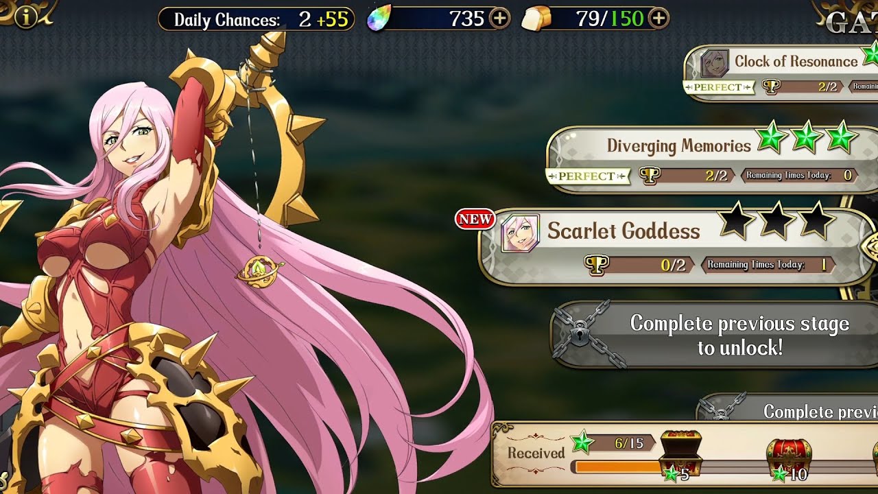 Langrisser Mobile - All Hilda's Gate of Fate Missions (Part 2)