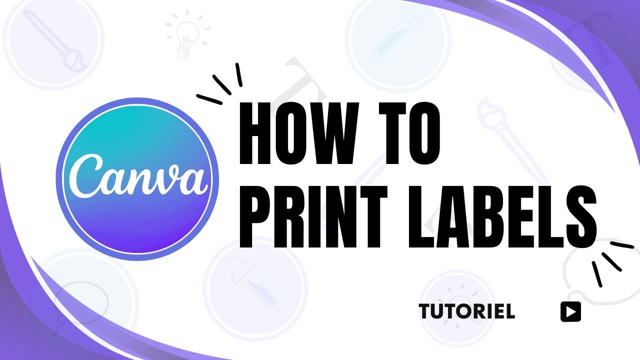 How to Print Labels from Canva