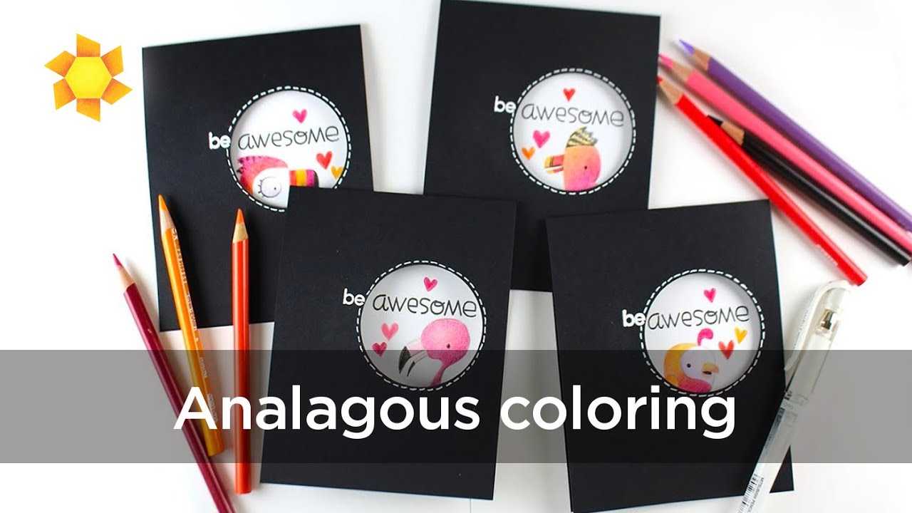 Analagous coloring - Prismacolor