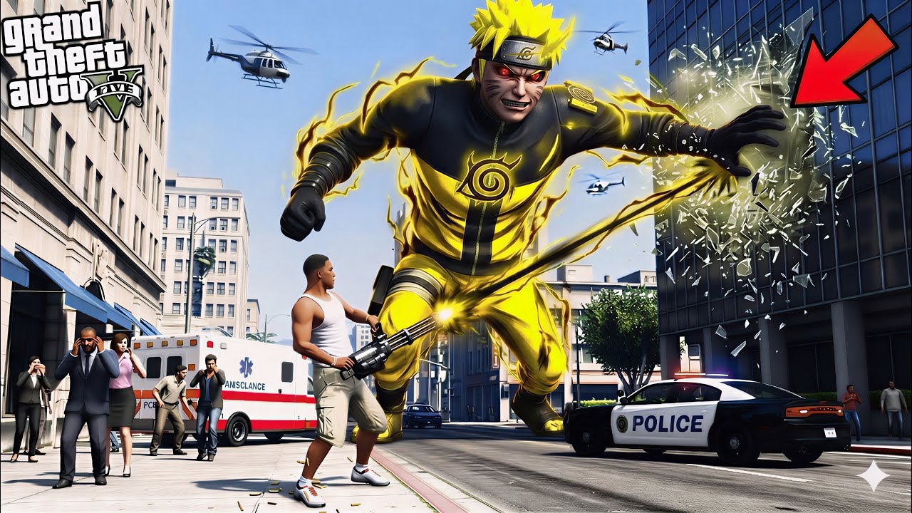 Franklin Restoring An Abandoned Naruto's Suit in GTA 5 ! (GTA 5 mods)
