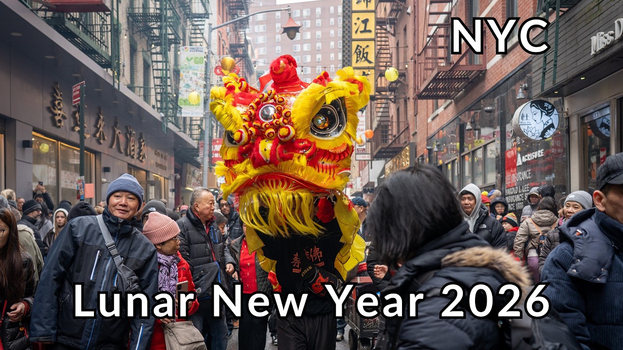 NYC: Lunar New Year 2026 Year of the Horse | 4k