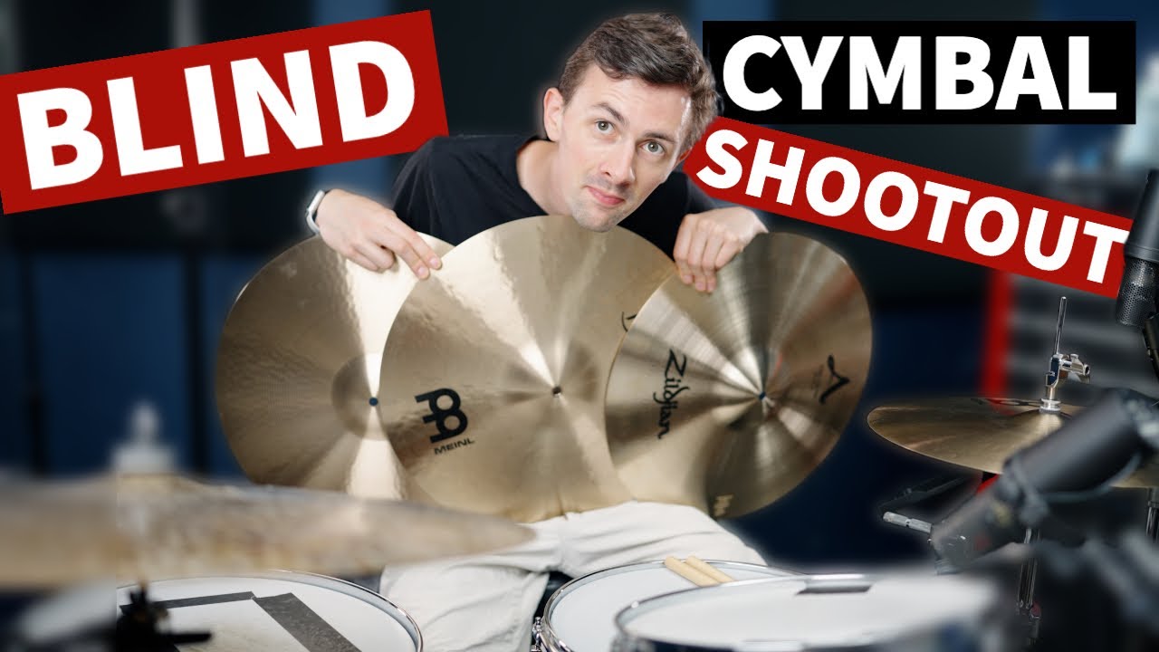 Blind Cymbal SHOOTOUT // Can you guess the Zildjian, Meinl, Paiste?