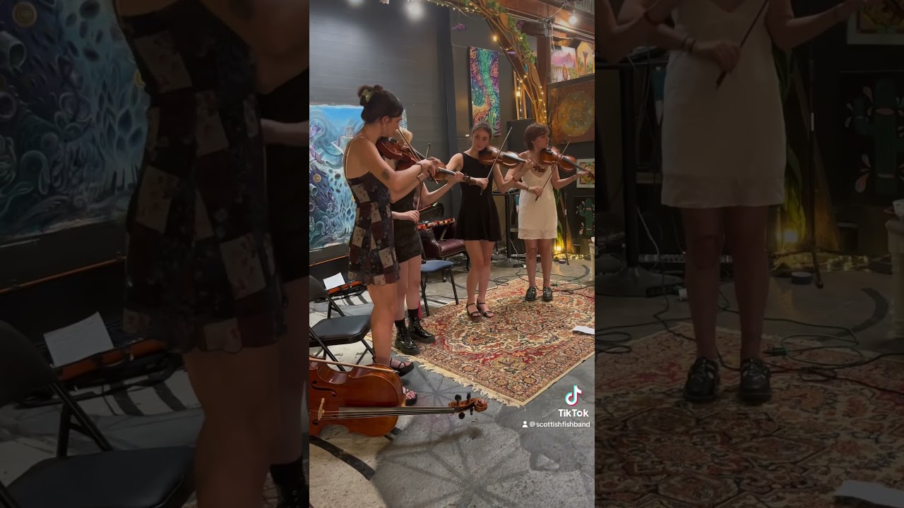 there&rsquo;s no way she knows she does it #celtic #folk #fiddle #band #violin #piano #fyp