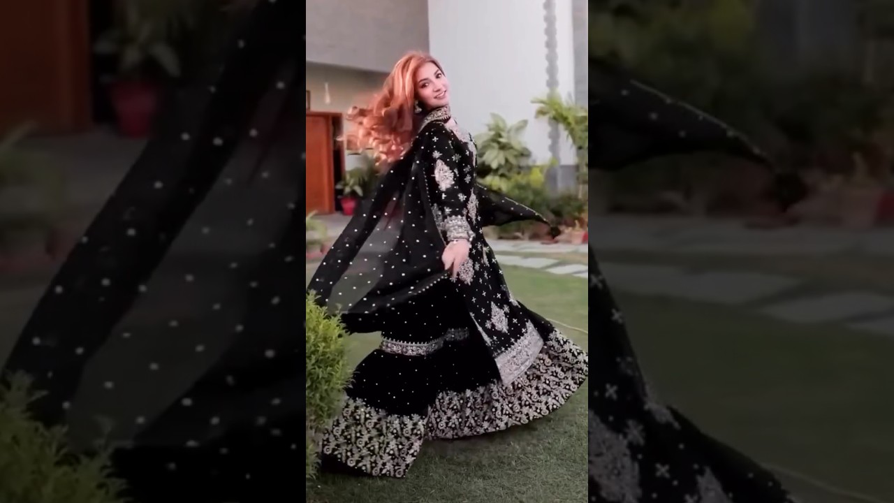 Wedding designer Sharara Suit 👗💕🥀#shorts#designerdress #weddingdress #sharara