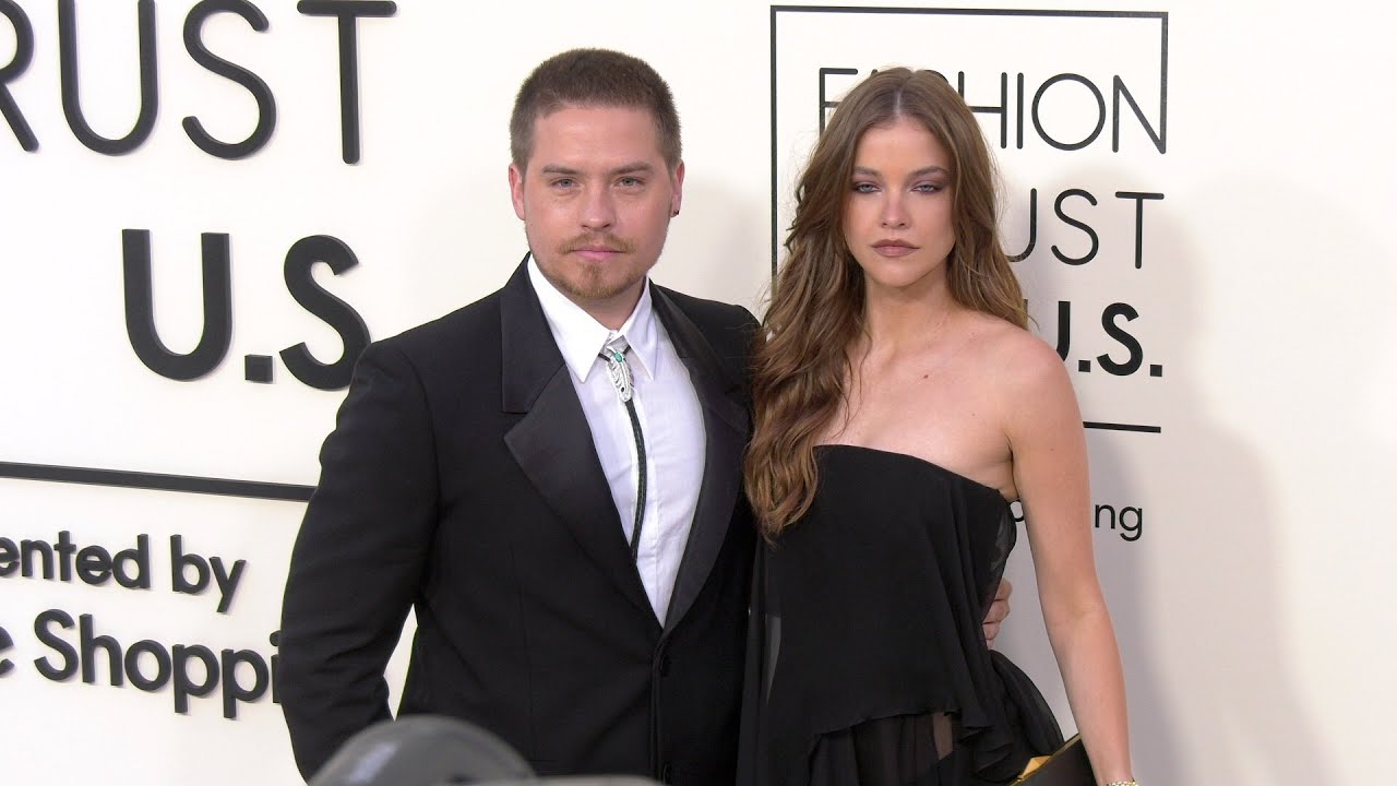 Dylan Sprouse and Barbara Palvin attend the 2025 Fashion Trust U.S. Awards in Los Angeles