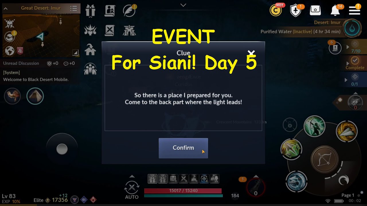 Event For Siani! Day 5 | Black Desert Mobile