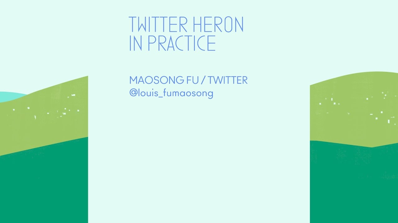 Twitter Heron In Practice - CodeConf 2016