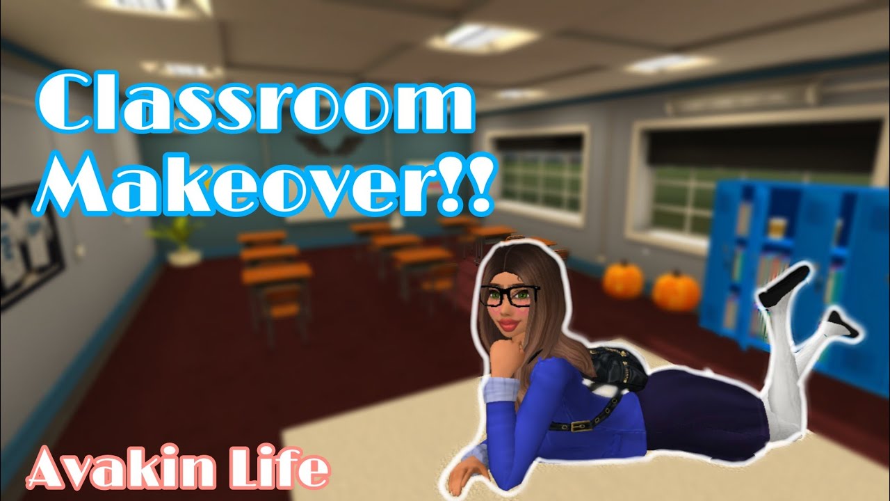 Decorating my classroom🧡!!! 2020 | Avakin Life🍁