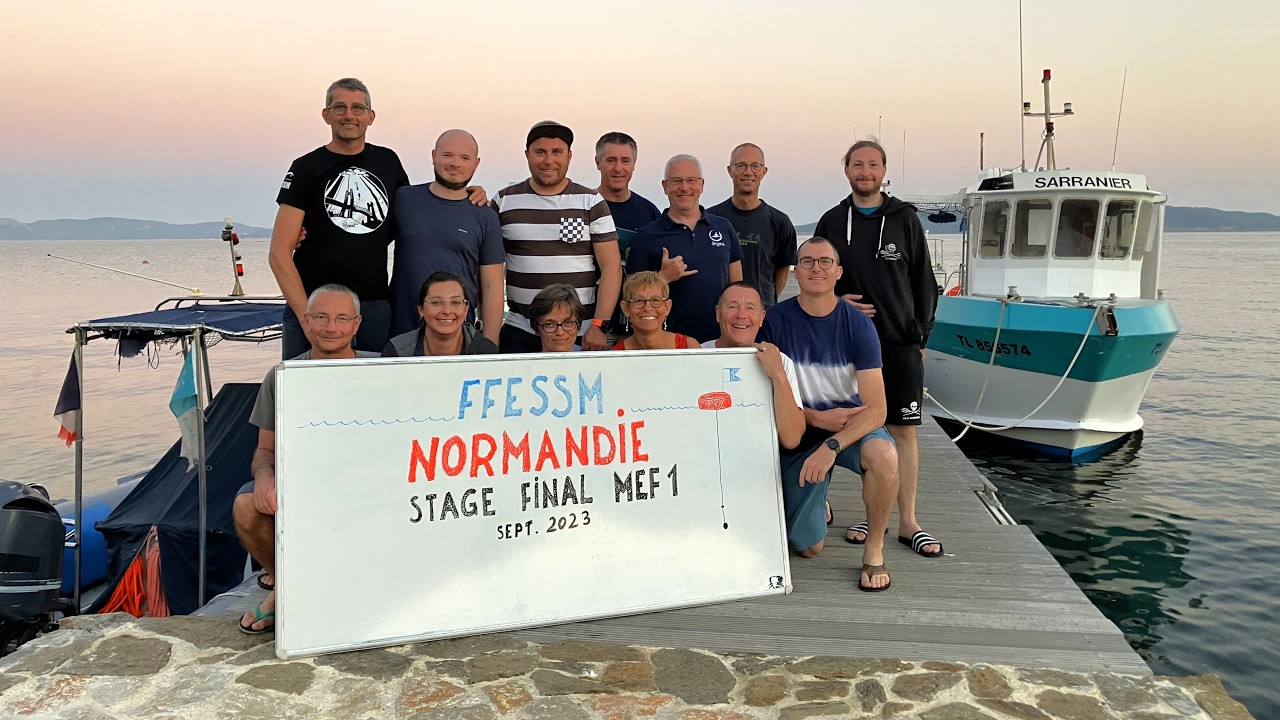 FFESSM Normandie - Stage Final MEF1 - Giens 2023