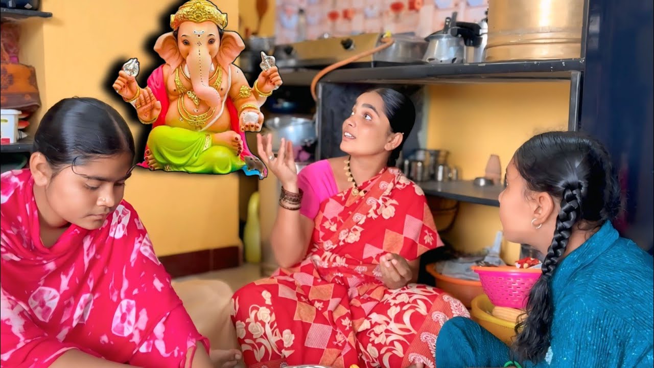 🎊🙏🎉ನಮ್ಮ ಮನೆ ಒಳಗಿನ ಗಣಪತಿ ll Tamanna Nadaf Vlogs Tamanna family vlogs 