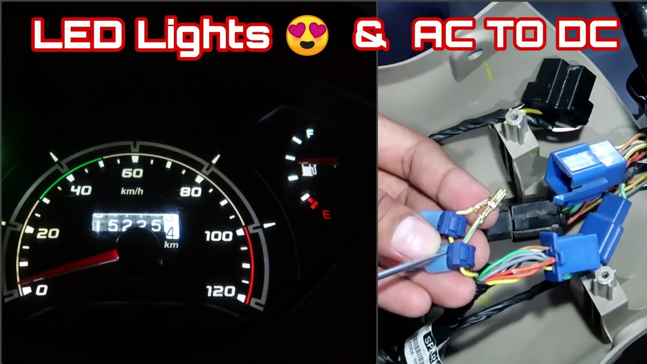 How To Install Led Bulbs In Speedometer : TVS Jupiter