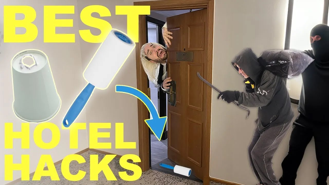 Testing 'THE BEST' Hotel Room Hacks And Tips  💜🖤 The Welsh Twins