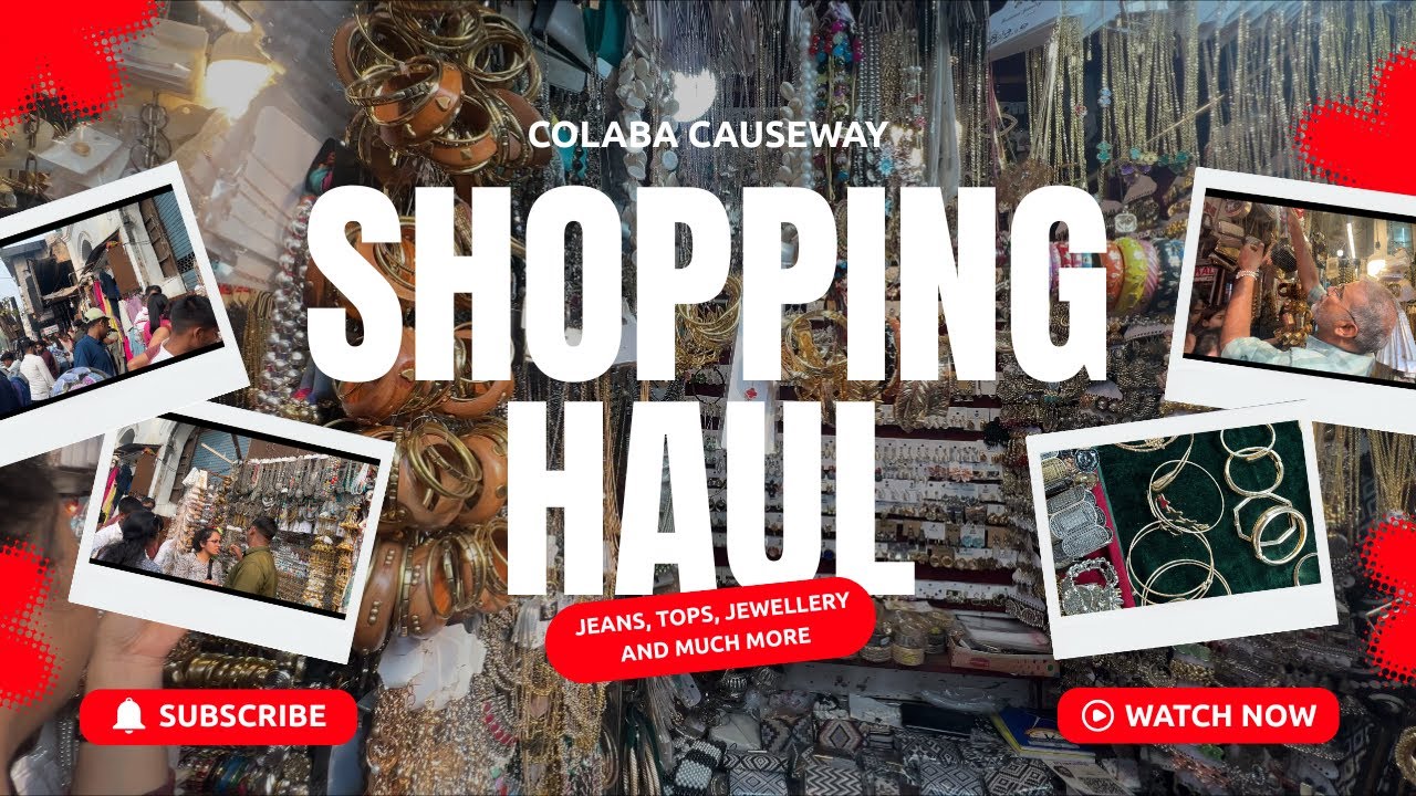 Colaba Causeway haul | WHAT ALL I BOUGHT FROM COLABA CAUSEWAY | Jeans, Tops, Jewellery and much more