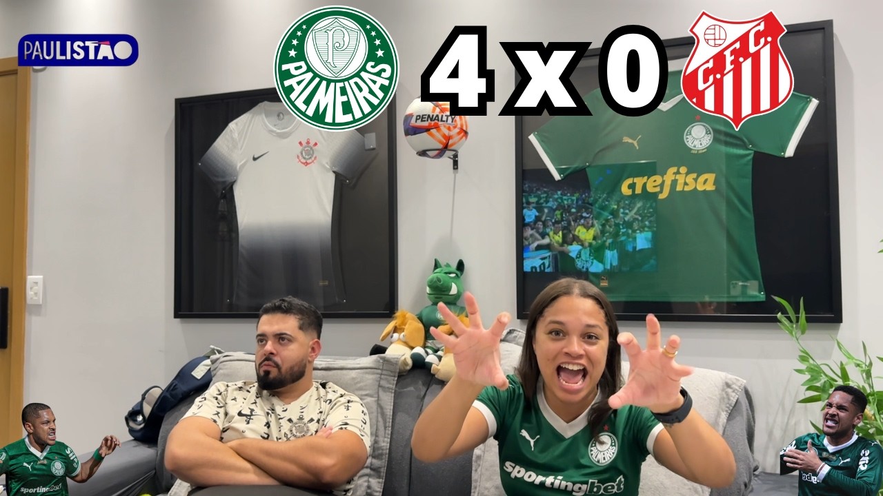 REACT REAÇÕES PALMEIRAS x CAPIVARIANO | Casal Rivalidade