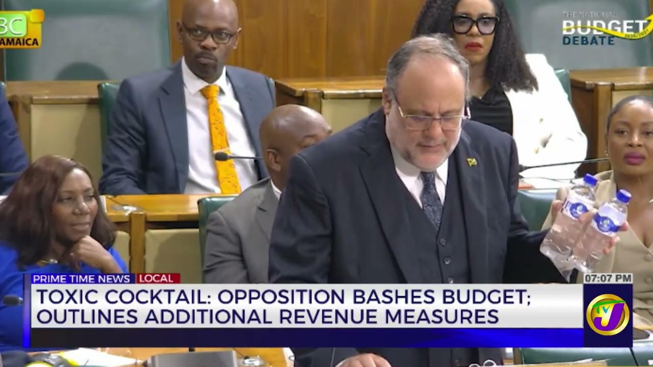 Toxic Cocktail; Opposition Bashes Budget: Outlines Additional Revenue Measures  | TVJ News