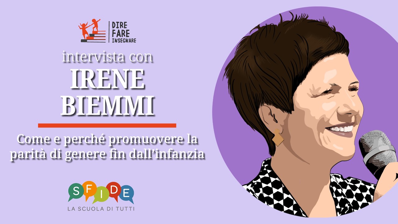 “Sfide – La scuola di tutti”: la parità di genere fin dall’infanzia con Irene Biemmi