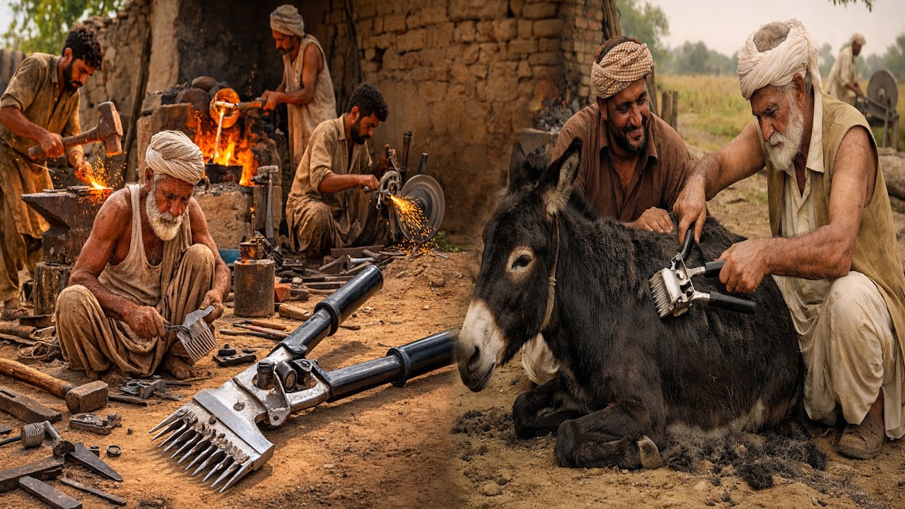 Handmade Animal Hair Clipper | The Complete Traditional Manufacturing Process and Its Practical Use