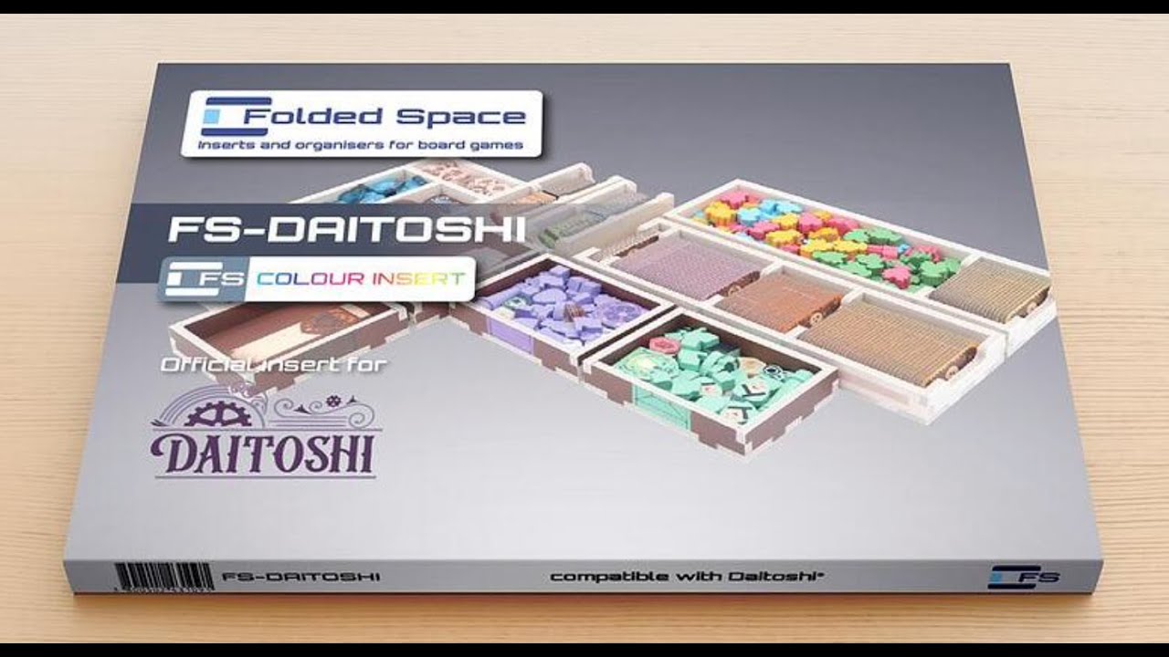 DAITOSHI Inserto Folded Space - Juego de Mesa Edit. Devir