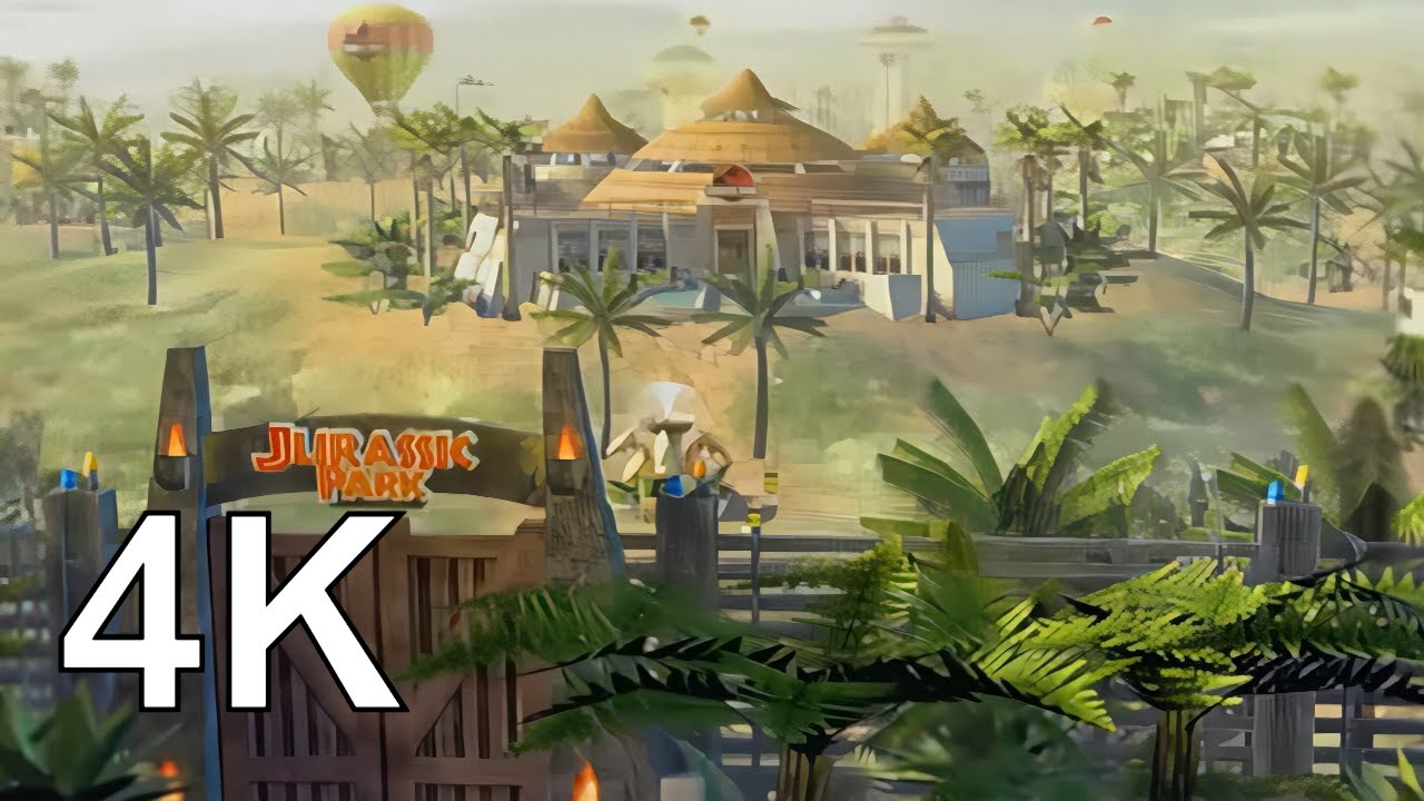 Jurassic Park: Operation Genesis | Introduction AI Upscaled 4K 60FPS