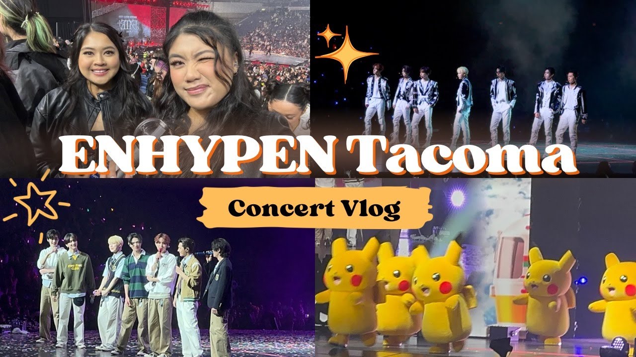 ENHYPEN Fate Plus Tacoma Concert Vlog