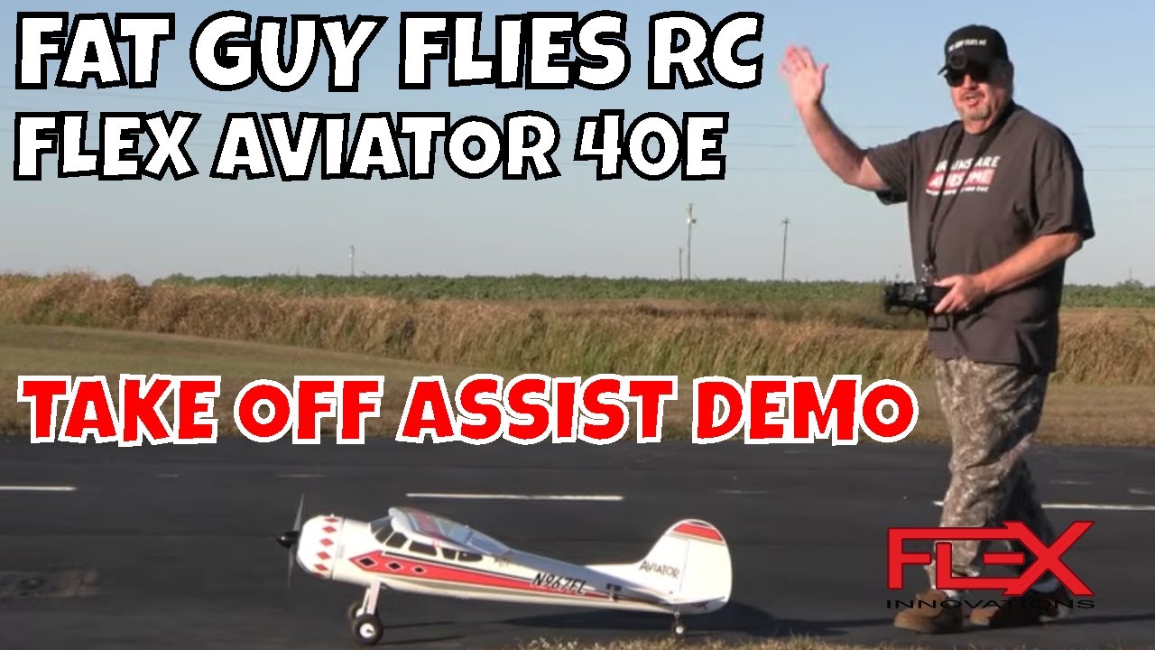 FLEX AVIATOR 40E TAKE OFF ASSIST DEMO by FGFRC #aviation #rcaircraft