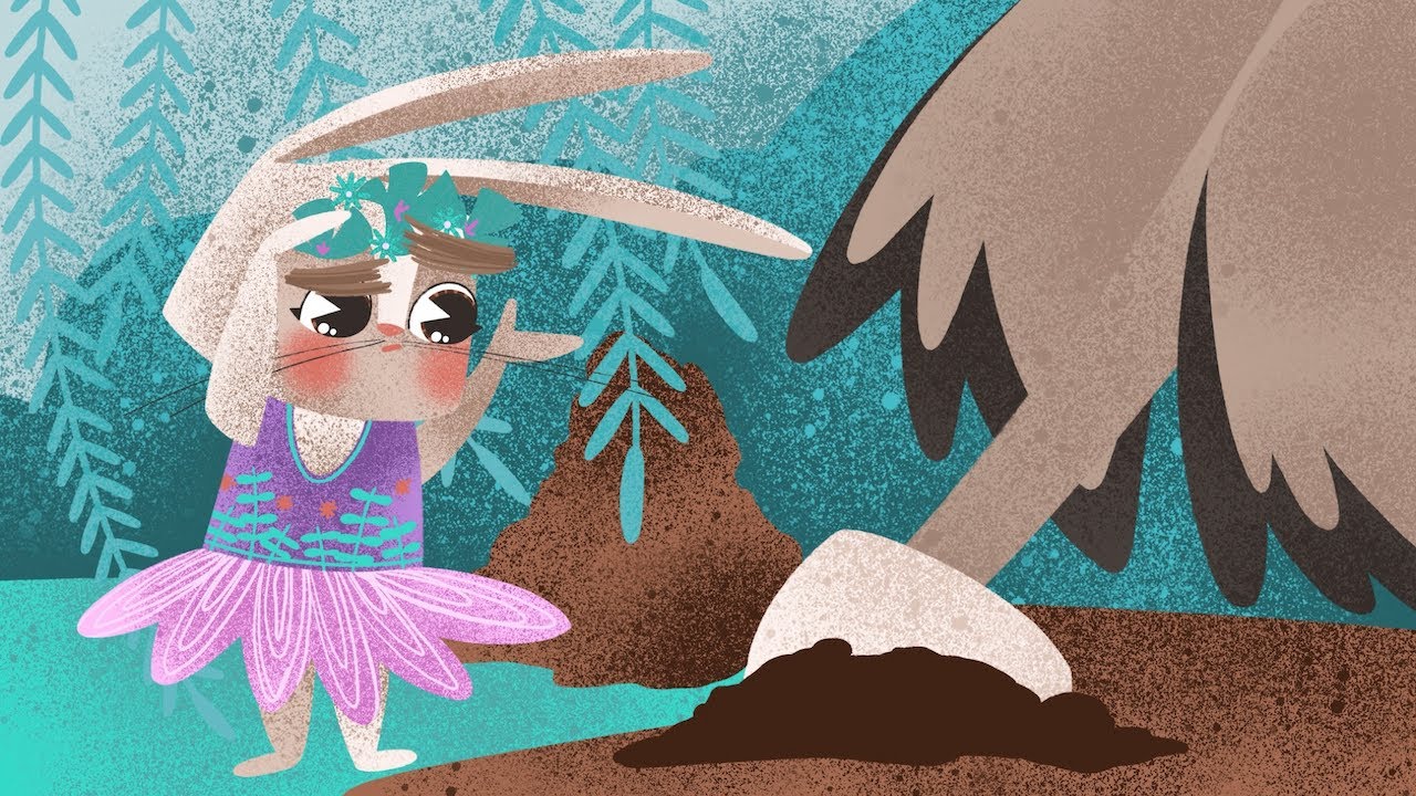 Ostrich & Bunny story  | The most fun Bedtime stories for children | Moral Stories