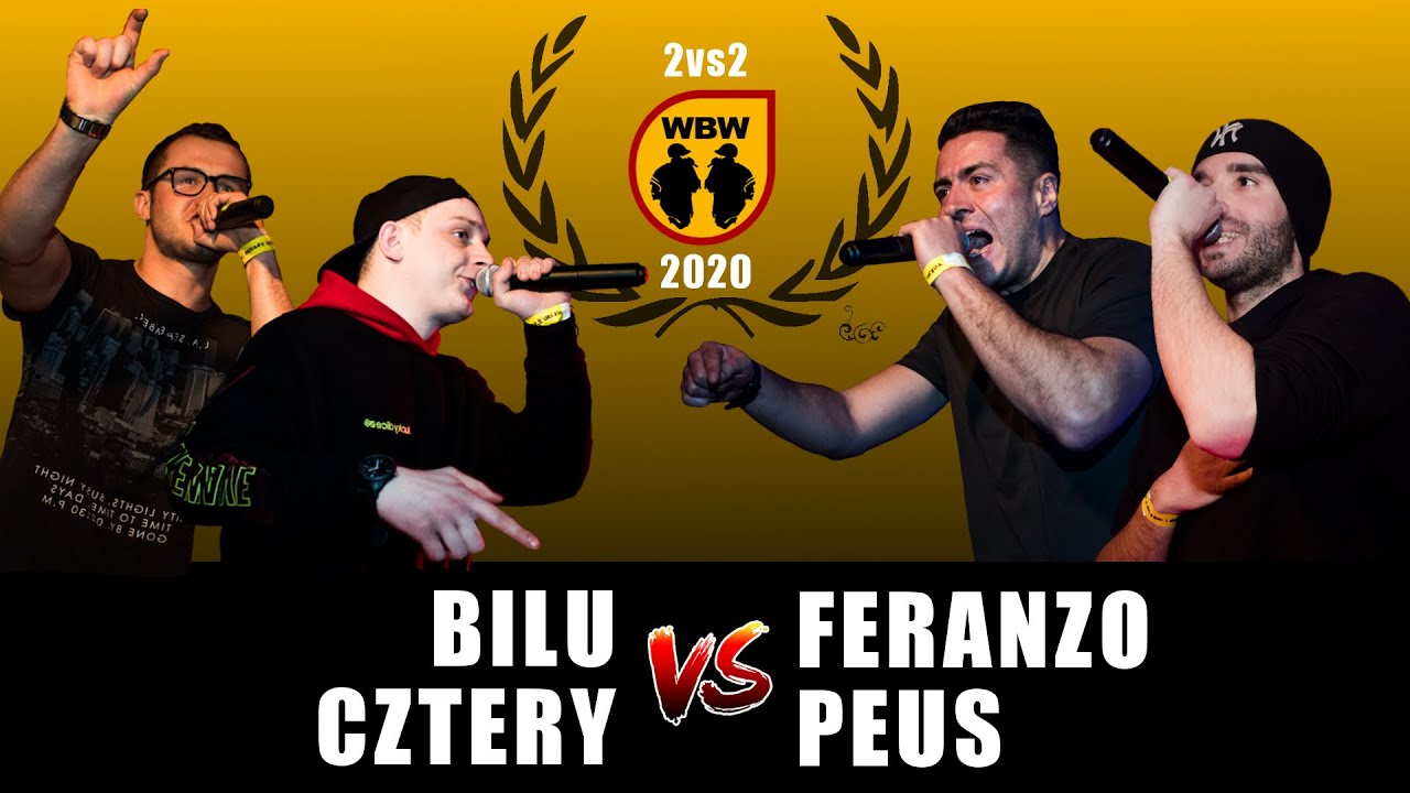 Bilu/Cztery 🆚 Feranzo/Peus 🎤 WBW 2020 2vs2 (freestyle rap battle)