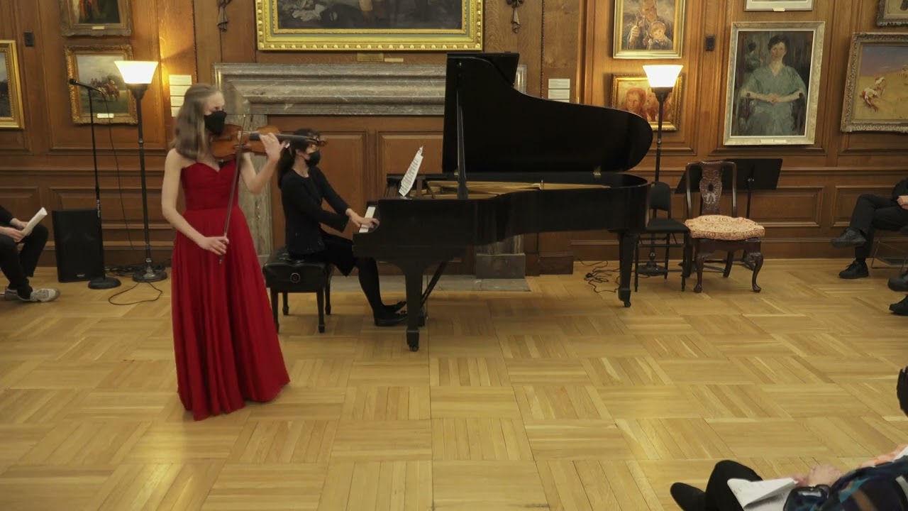 Alexandra Woroniecka, violin - C. Engel - Sea-Shell for violin and piano