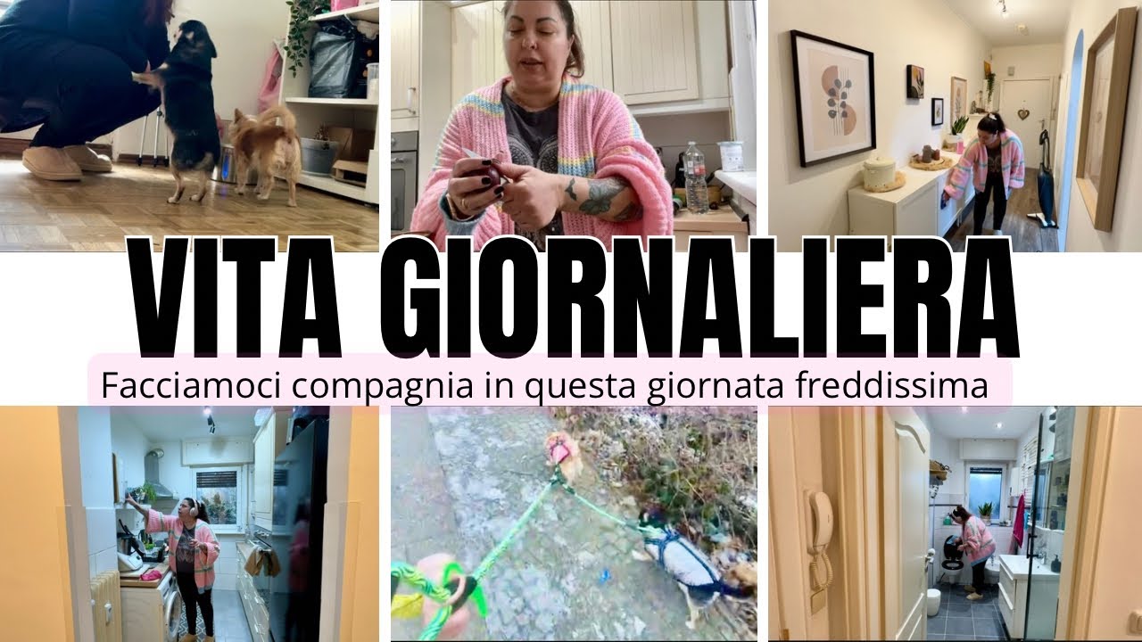 Vlog quotidiano/ le provo tutte per farla bere/ novità per i nani 🐶/ pulizie giornaliere
