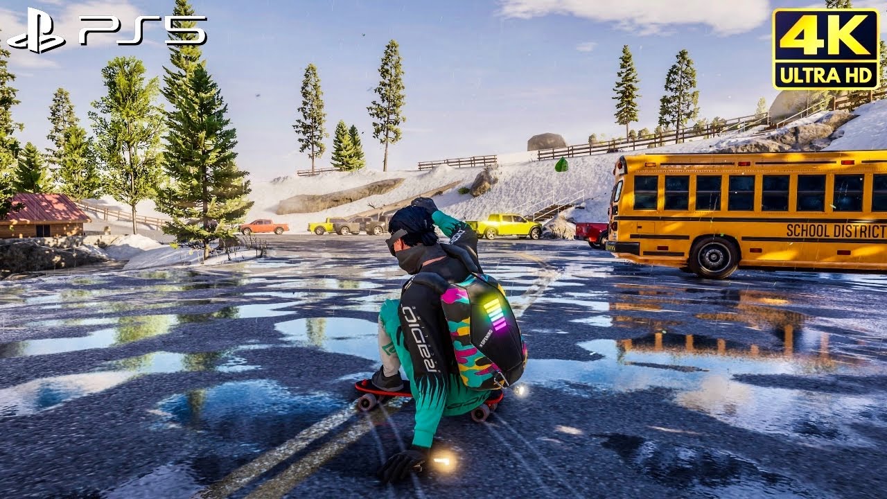Riders Republic - Longboard Gameplay (PS5) 4K 60FPS