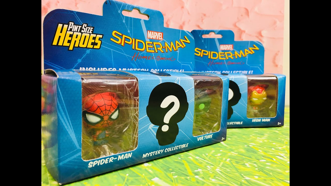 PINT SIZE HEROES MARVEL SPIDER-MAN MYSTERY FIGURE!!