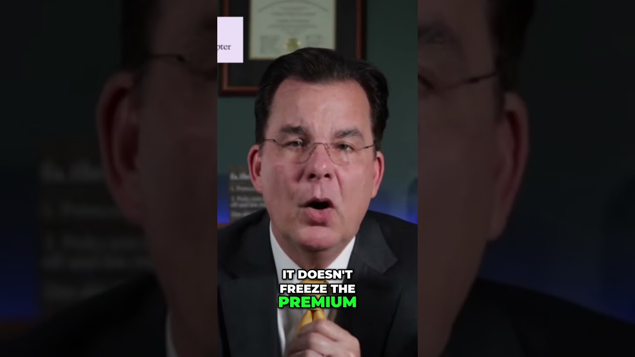 Insurance Premiums: Community Rated NOT Freeze Price! #shorts