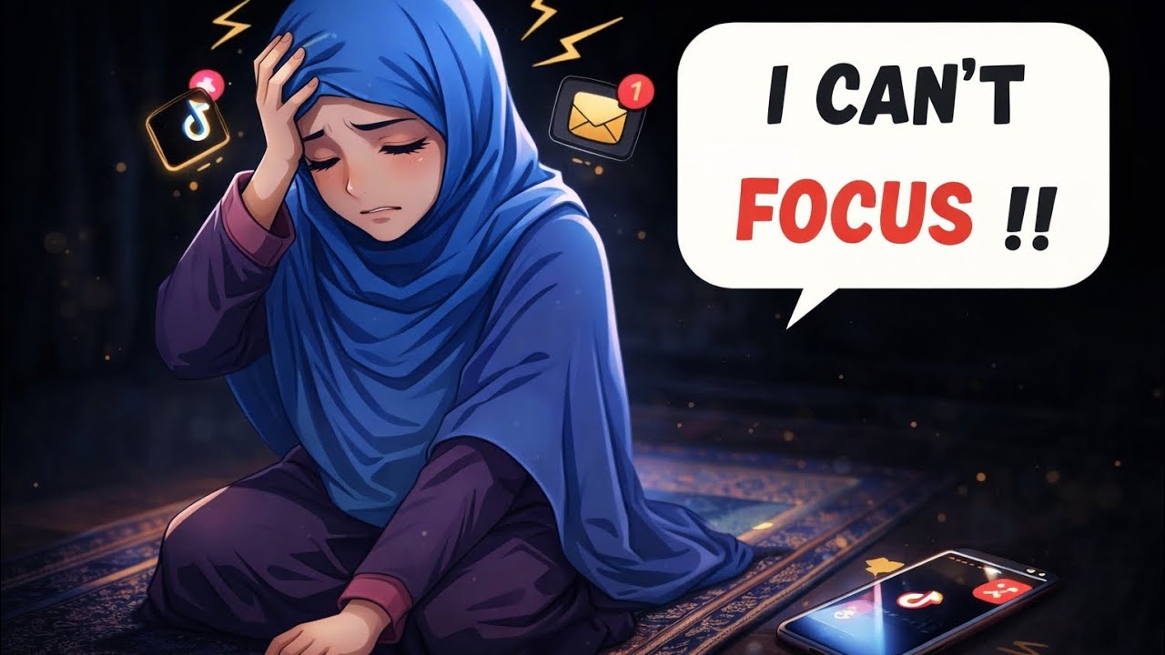Praying… but overthinking.Standing… but not feeling.Let’s bring khushu back. 🌙🤍#viral #youtube 