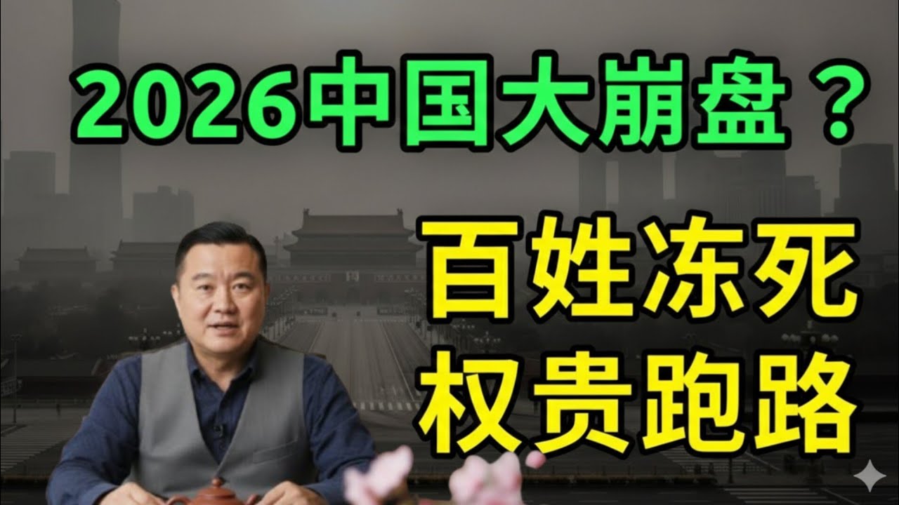 2026中国沉船时刻!百姓冻死,权贵“拔管”大逃亡