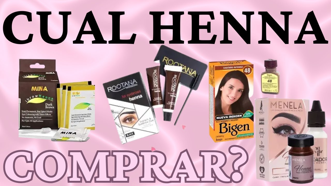 Mejores marcas de henna para cejas, cual comprar, cuanto dura y como cuidarla (tutorial)