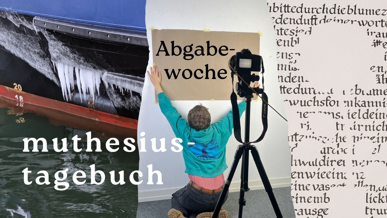 ART UNI VLOG: Das Ende vom 2. Semester Design-Studium @Muthesius Kunsthochschule ​