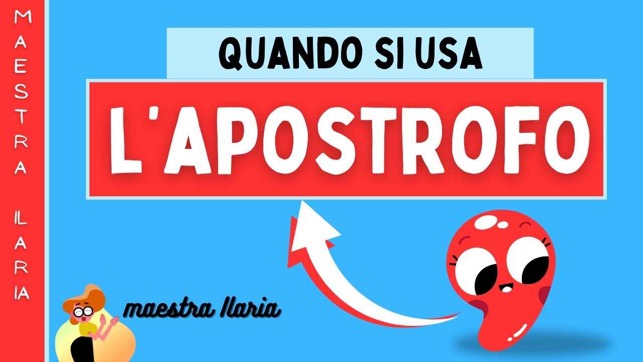 L’apostrofo - SCUOLA PRIMARIA
