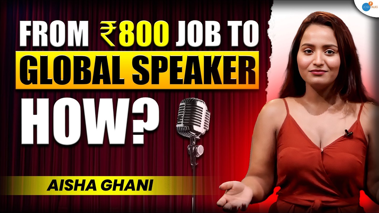 How To Speak In Public So That People Listen To You | Public Speaking | Aisha Ghani | Josh Talks