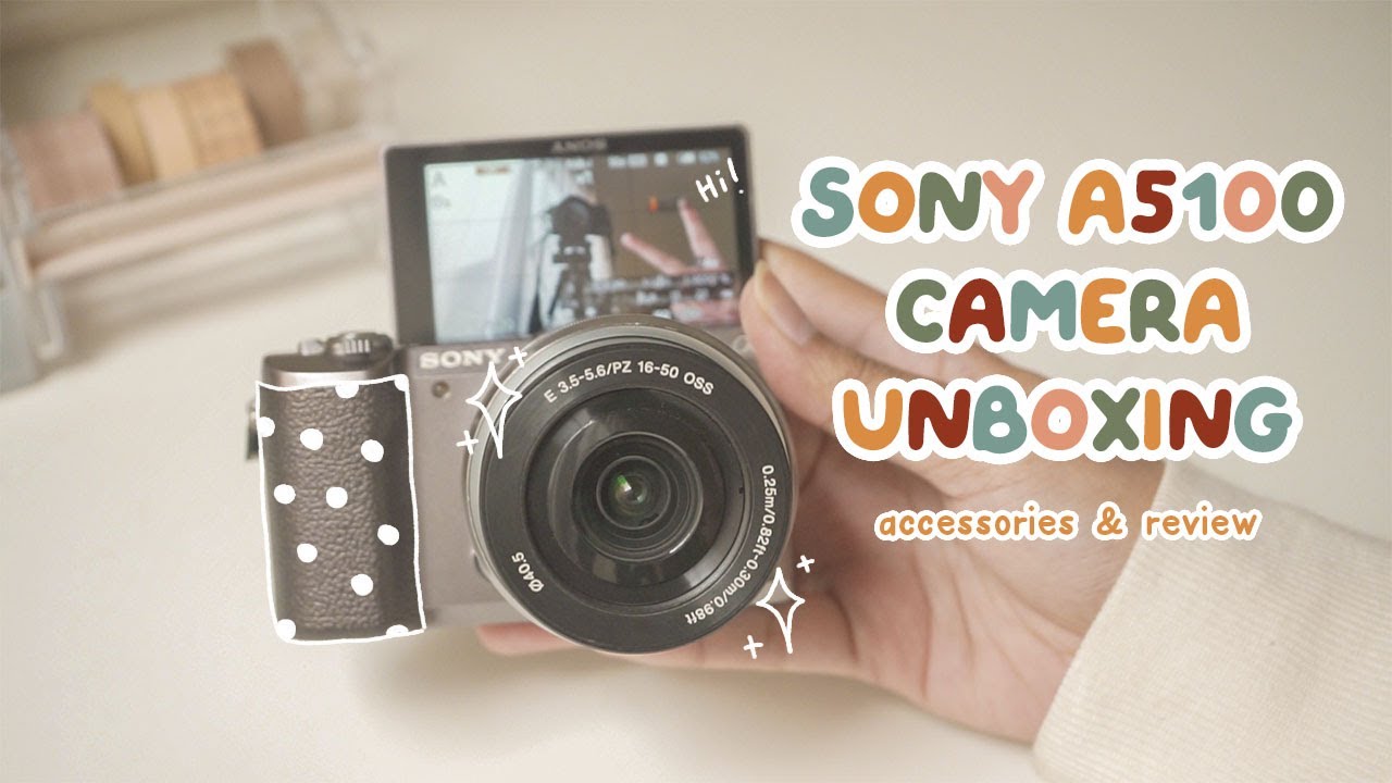 VLOGGING CAMERA UNBOXING WITH ME 📸 Sony A5100 budget camera best for vlogging | Indonesia
