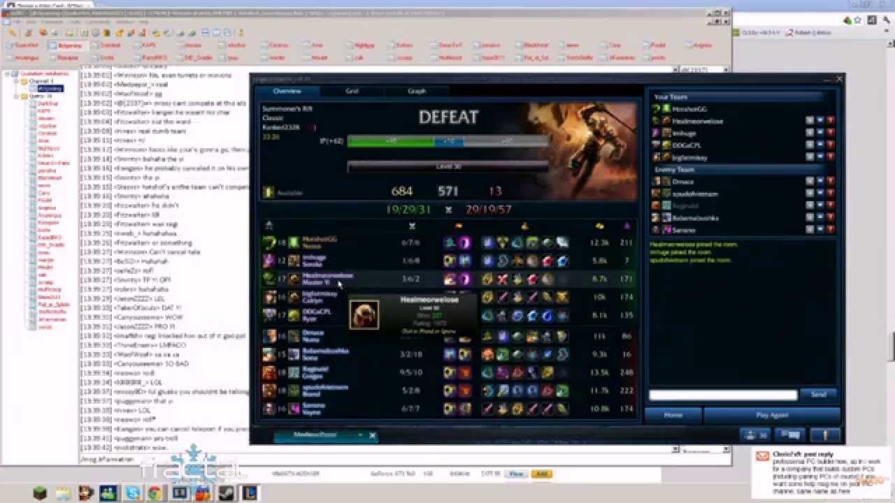 HotShotGG playing with 1500 elo player