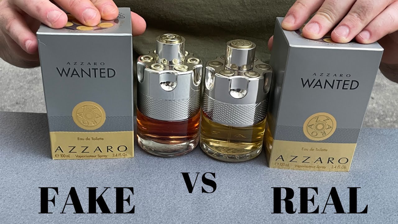 Fake vs Real Azzaro Wanted Perfume
