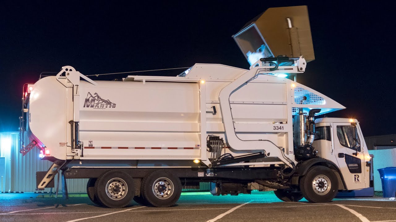 Mack LR - Dadee Mantis Front Load Garbage Truck
