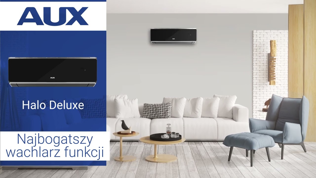 Klimatyzatory AUX z serii Halo Deluxe