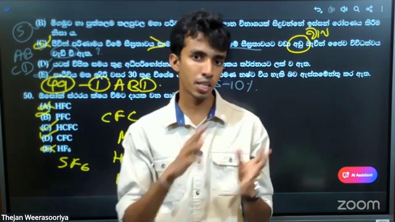 2026 A/L Biology | Full Paper Class | Free Seminar | Thejan Weerasooriya
